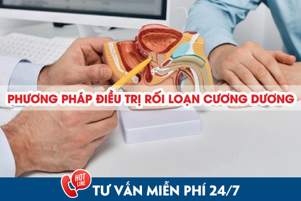 Biện pháp hỗ trợ điều trị rối loạn cương dương hiệu quả nhanh