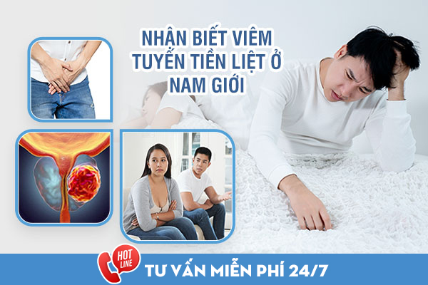 Dấu hiệu nhận biết viêm tuyến tiền liệt thường gặp